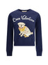 Valentino Blue Cotton Sweatshirt Valentino