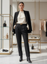 Balmain Black Wool Dress Pants Balmain