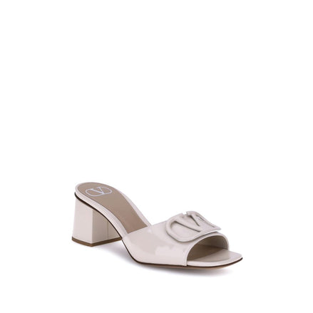 Valentino Garavani Cream Calf Leather Bos Taurus Sandals Valentino Garavani