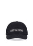 Valentino Garavani Black Cotton Cap (Baseball Hat) Valentino Garavani