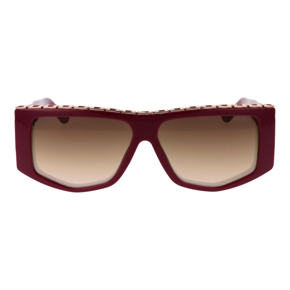 Guess Red Stainless Steel Sunglasses Guess