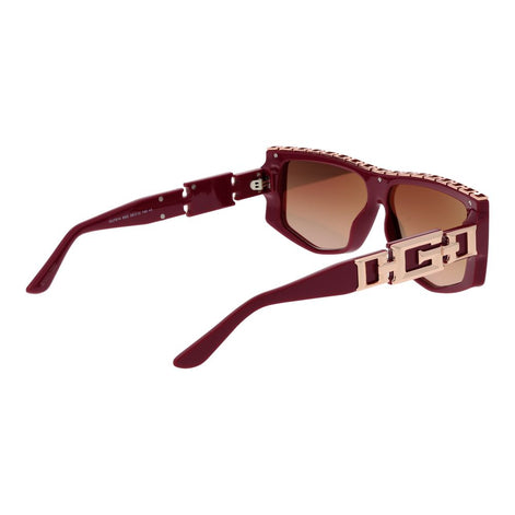 Guess Red Stainless Steel Sunglasses Guess