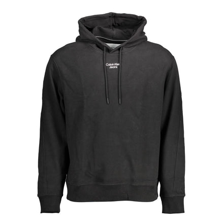 Calvin Klein Black Cotton Men Sweatshirt Calvin Klein