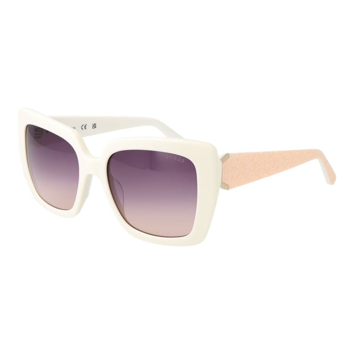 Guess White Acetate Sunglasses Guess