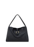 Ferragamo Black Calf Leather Bos Taurus Handbag Ferragamo