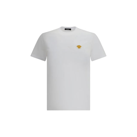 Versace White Cotton T-Shirt Versace