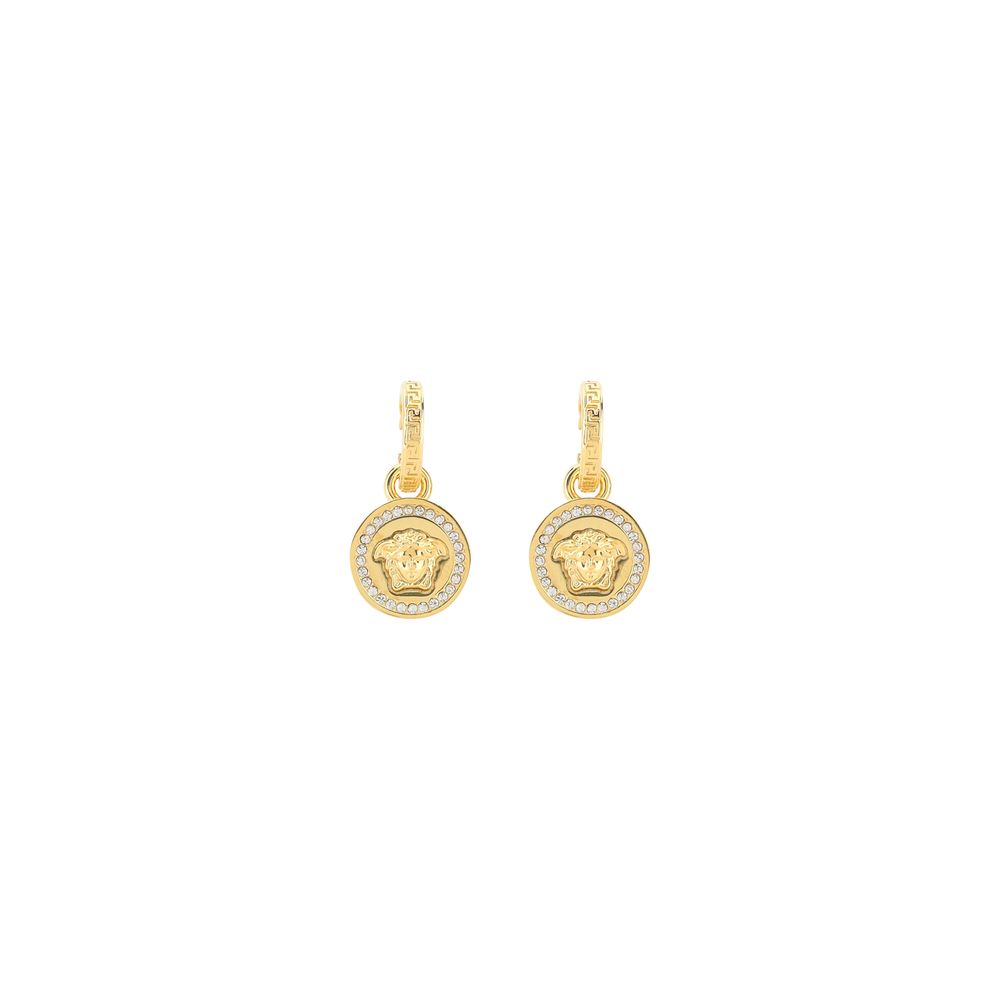 Versace Gold Brass Earrings Versace
