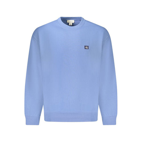 Calvin Klein Blue Cotton Men's Sweatshirt Calvin Klein