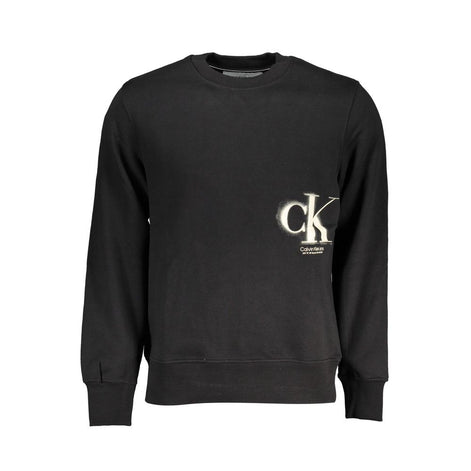 Calvin Klein Nero Cotton Men Sweatshirt Calvin Klein