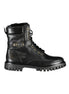 Tommy Hilfiger Black Leather Women Boot Tommy Hilfiger