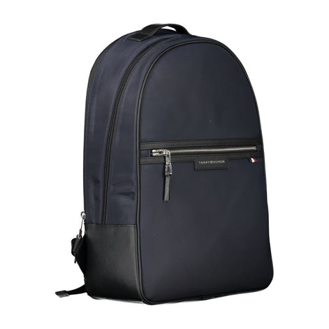 Tommy Hilfiger Blue Recycled Polyester Men Backpack Tommy Hilfiger