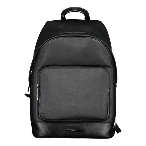 Calvin Klein Black Polyester Men Backpack Calvin Klein
