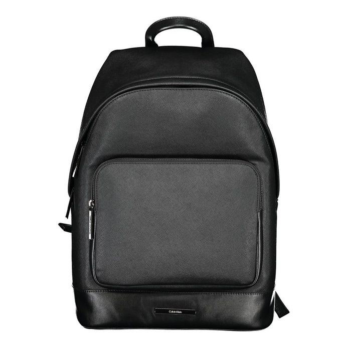 Calvin Klein Black Polyester Men Backpack Calvin Klein