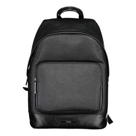 Calvin Klein Black Polyester Men Backpack Calvin Klein