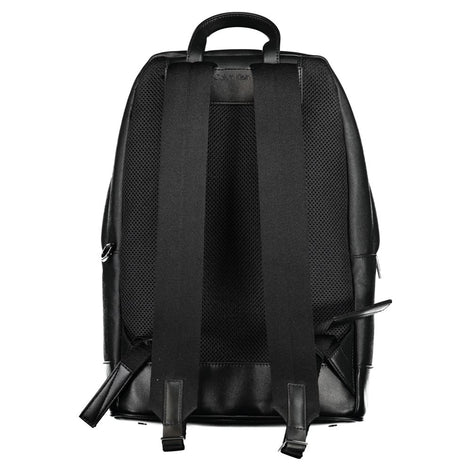 Calvin Klein Black Polyester Men Backpack Calvin Klein