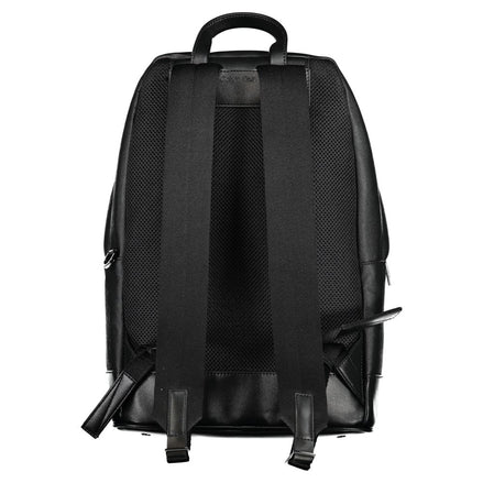 Calvin Klein Black Polyester Men Backpack Calvin Klein