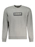 Napapijri Gray Cotton Men Sweatshirt Napapijri