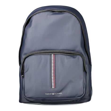 Tommy Hilfiger Blue Polyurethane Men's Backpack Tommy Hilfiger