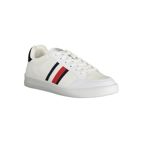 Tommy Hilfiger White Polyester Sneaker Tommy Hilfiger