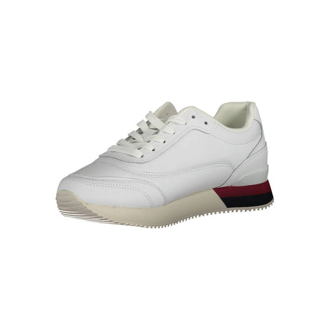 Tommy Hilfiger White Polyester Sneaker Tommy Hilfiger