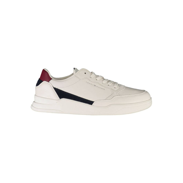 Tommy Hilfiger White Polyester Sneaker Tommy Hilfiger