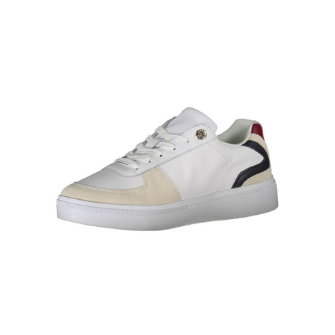 Tommy Hilfiger White Polyester Sneaker Tommy Hilfiger