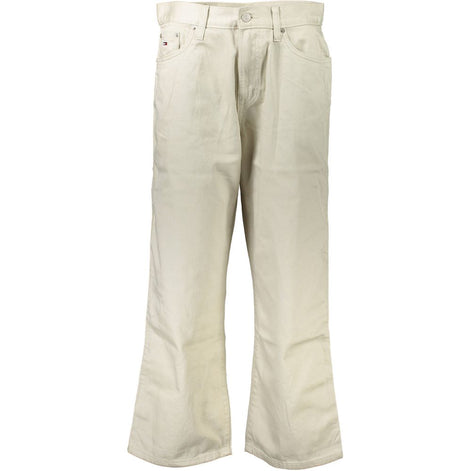 Tommy Hilfiger Beige Cotton Women Jeans Tommy Hilfiger