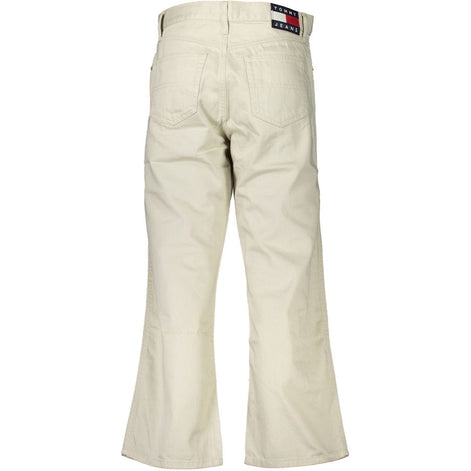 Tommy Hilfiger Beige Cotton Women Jeans Tommy Hilfiger