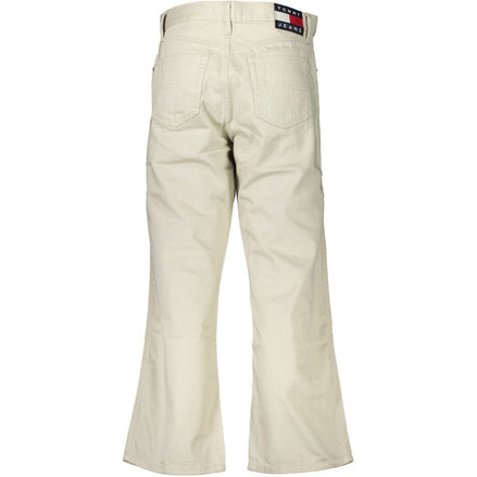 Tommy Hilfiger Beige Cotton Women Jeans Tommy Hilfiger
