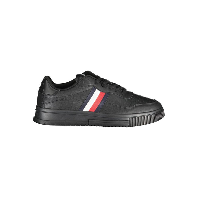 Tommy Hilfiger Black Polyester Sneaker Tommy Hilfiger