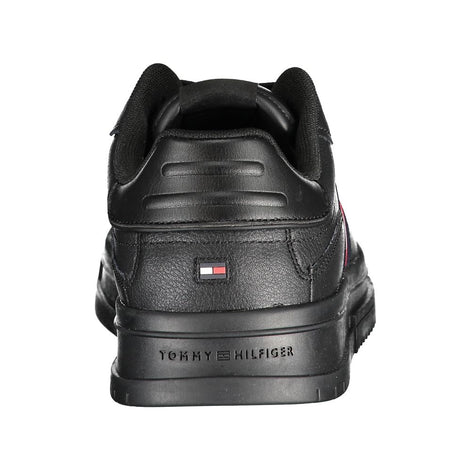 Tommy Hilfiger Black Polyester Sneaker Tommy Hilfiger