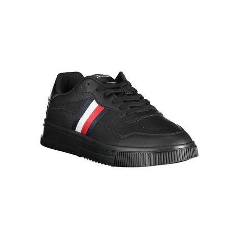Tommy Hilfiger Black Polyester Sneaker Tommy Hilfiger