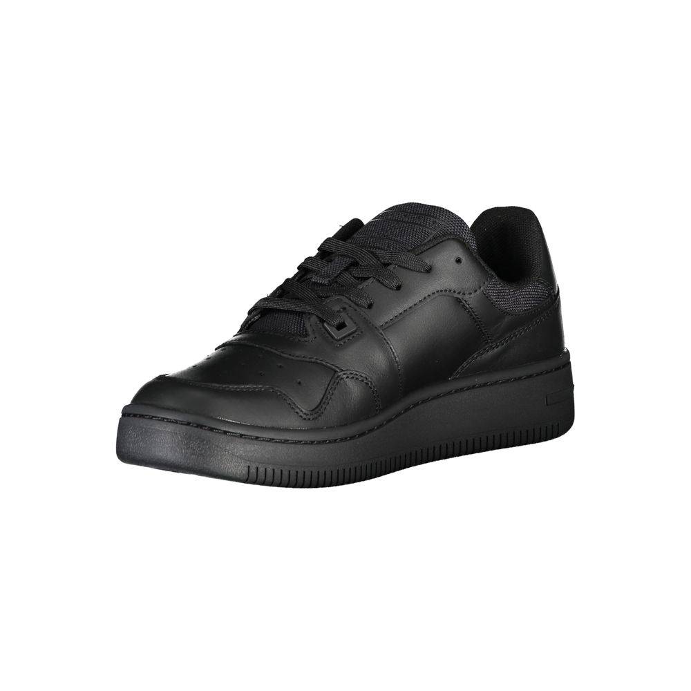Tommy Hilfiger Black Polyester Sneaker Tommy Hilfiger
