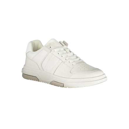 Tommy Hilfiger Bianco Poliuretano Men Sneaker Tommy Hilfiger