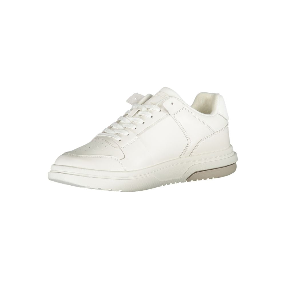 Tommy Hilfiger Bianco Poliuretano Men Sneaker Tommy Hilfiger