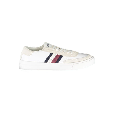 Tommy Hilfiger White Polyester Sneaker Tommy Hilfiger