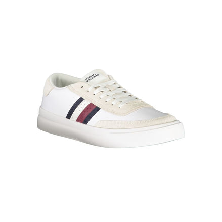Tommy Hilfiger White Polyester Sneaker Tommy Hilfiger