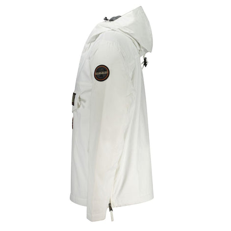 Napapijri White Polyamide Men's Jacket Napapijri