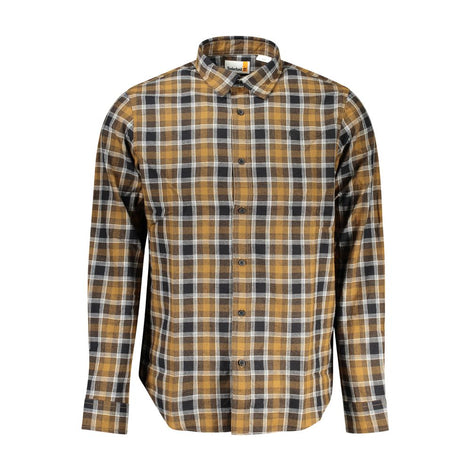 Timberland Marrone Cotton Mens Shirt Timberland