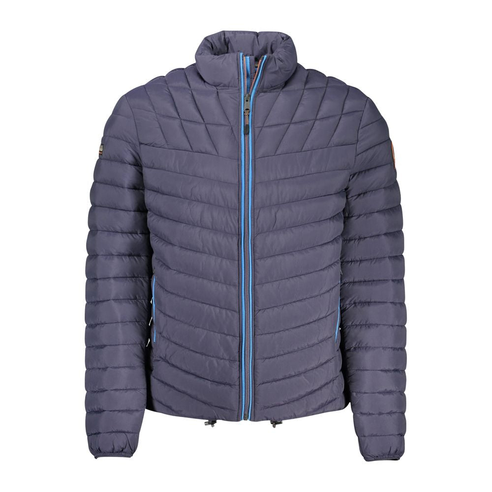 Napapijri Blu Poliammide Men Jacket Napapijri