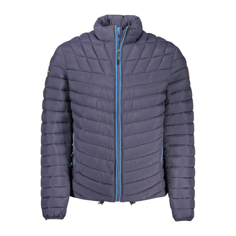 Napapijri Blu Poliammide Men Jacket Napapijri
