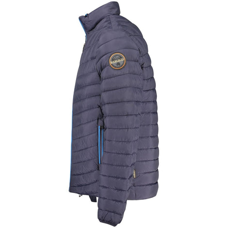 Napapijri Blu Poliammide Men Jacket Napapijri