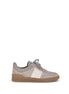 Valentino Garavani Beige Calf Leather Bos Taurus Low Top Sneakers Valentino Garavani