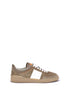 Valentino Garavani Brown Calf Leather Bos Taurus Chunky Sneakers Valentino Garavani