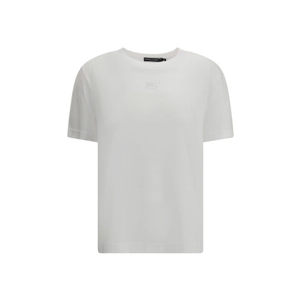 Dolce & Gabbana White Cotton T-Shirt Dolce & Gabbana