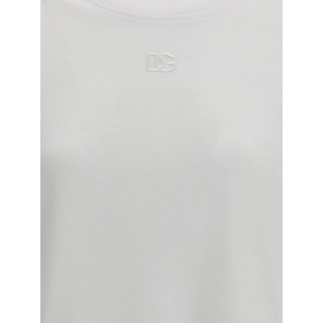 Dolce & Gabbana White Cotton T-Shirt Dolce & Gabbana