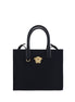 Versace Black Cotton Shoulder Bag Versace