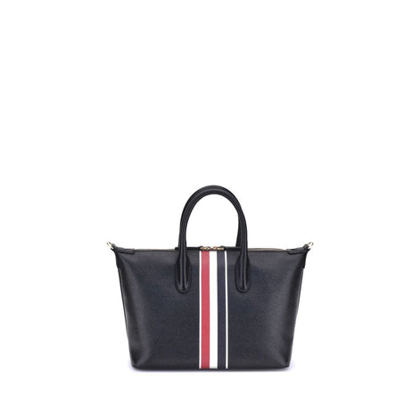Thom Browne Black Calf Leather Bos Taurus Handbag Thom Browne