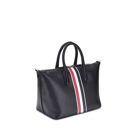 Thom Browne Black Calf Leather Bos Taurus Handbag Thom Browne