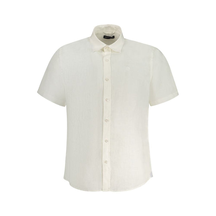 North Sails White Linen Shirt North Sails